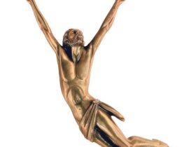 CRISTO CURVADO ACABADO SATINADO Ref. 5644