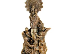 VIRGEN DEL PILAR ACABADO SATINADO Ref. 5033