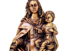 VIRGEN DEL CARMEN ACABADO SATINADO Ref. 5444
