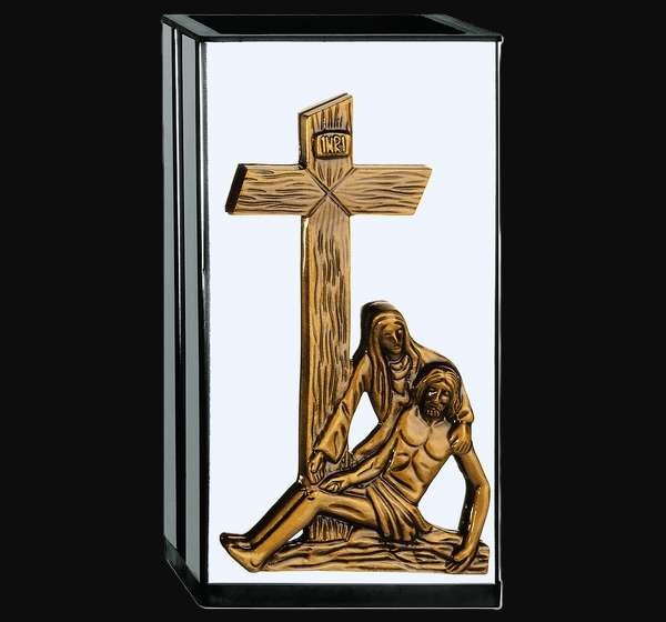 BUCARO EN ACERO INOXIDABLE CON DESCENDIMIENTO EN BRONCE Ref. 551