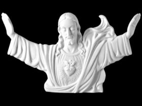 CORAZON DE JESUS DE MARMOL SINTETICO Ref. 6086 6086B 6086N
