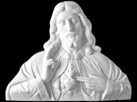 CORAZON DE JESUS DE MARMOL SINTETICO Ref. 6088 6088B 6088A 6088N