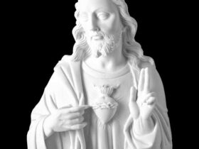 CORAZON DE JESUS DE MARMOL SINTETICO Ref. 6102 6102A 6102N