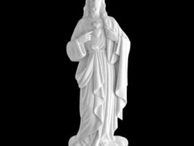 CORAZON DE JESUS DE MARMOL SINTETICO Ref. 6106 6106B 6106N