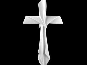 CRUZ DE MARMOL SINTETICO Ref. 6185 6185B
