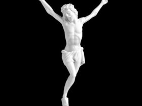 CRISTO DE MARMOL SINTETICO Ref. 6210 6210A 6210N
