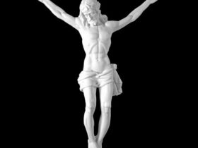 CRISTO DE MARMOL SINTETICO Ref. 6225 6225B