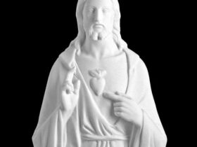 CORAZON DE JESUS DE MARMOL SINTETICO Ref. 6330 6330A 6330N