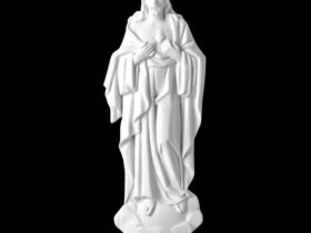 CORAZON DE JESUS DE MARMOL SINTETICO Ref. 6495 6495N