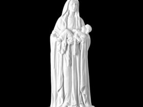 VIRGEN DEL CARMEN EN MARMOL SINTETICO Ref. 6332 6332B 6332A