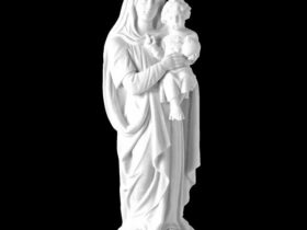 VIRGEN MARIA AUXILIADORA EN MARMOL SINTETICO Ref. 6392 6392B