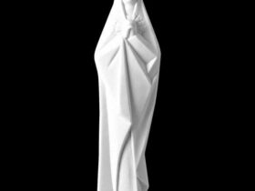 VIRGEN DOLOROSA EN MARMOL SINTETICO Ref. 6000 6000B