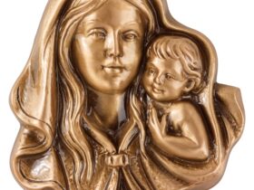 VIRGEN CON NIÑO ACABADO SATINADO Ref 2653