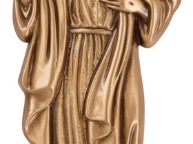 SAGRADO CORAZON AC. BRONCE 23 CM Ref 5096